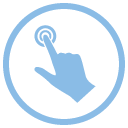 INVISIO Icons 128X128px Contact 72Dpi INV Blue RGB