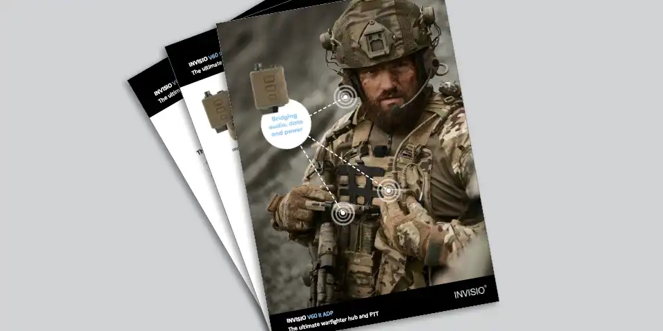 The ultimate warfighter hub and PTT - INVISIO V60 II ADP