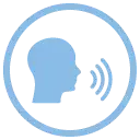 INVISIO Icons 128X128px Voice Prompts 72Dpi INV Blue RGB