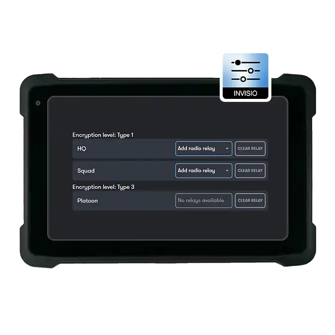 INVISIO Control app for Intercom management